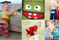 Unleash the Adorable Knit Monster Pants for Your Little One