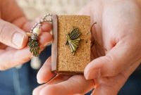 Craft a Miniature Book Keychain from Repurposed Pages