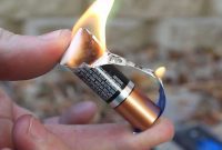 Emergency Ignition: Fire with Battery and Gum Wrapper