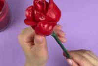 Craft Stunning Roses From Upcycled Plastic Spoons