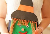 Spooktacular Paper Plate Witch Craft