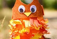 Whimsical Repurposed Tin Can Owl Desk Buddy