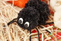 Fuzzy Spider Friends: A Cute Halloween Pom Pom Craft