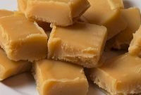 Decadent Chewy Peanut Butter Freezer Fudge