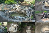Upcycle Old Tires Into A Gorgeous Garden Pond