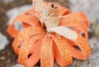 Upcycled Toilet Roll Pumpkin Decor