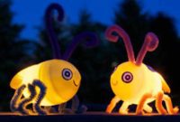 Kids Craft Glowing Fireflies From Plastic Eggs