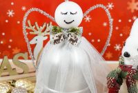 Enchanting Upcycled Bottle Angel Ornament