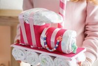 Create a Charming Diaper Train for Baby Shower Joy