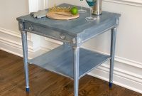 Rustic to Refined: Metallic Side Table Makeover