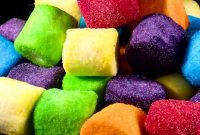 Rainbow Jello Marshmallow Delights