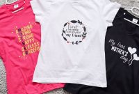 Create Personalized Mother’s Day T-Shirts with Cricut Vinyl