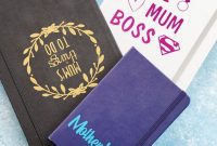 Craft Personalized Vinyl Journals for Mother’s Day