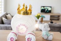 Enchanting Diaper Carriage Baby Shower Surprise