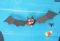 Spooky Cute Chestnut Bat Craft for Kids’ Halloween