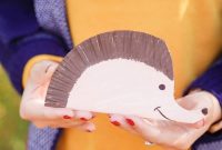 Craft Your Own Adorable Paper Plate Hedgehog