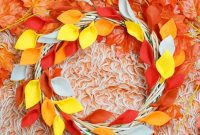 Craft a Stunning Fall Felt Wreath with Dollar Store Supplies