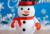 Cozy Twine Snowman Christmas Charm