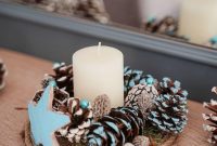 Cozy Farmhouse Christmas Candle Centerpiece