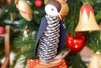 Winter Pinecone Penguin Fun