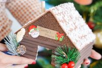 Cozy Cardboard Santa Cabin Craft