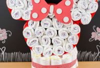 Minnie’s Darling Diaper Cake for Baby