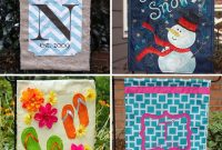 Craft 18 Adorable Garden Flags to Welcome Guests Home