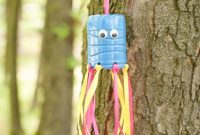Vibrant Upcycled Bottle Wind Streamer