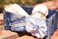 Upcycled Denim Storage Box