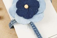 Blossoming Denim Transform Old Jeans into Flower Appliques