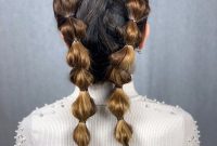 Effortless Festival Bubble Braids