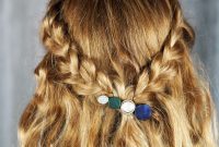 Chic Braided Halo Half-Up