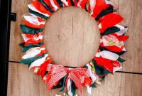Effortless Festive Fabric Wreath