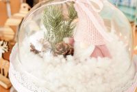 Effortless Festive Cloche Display