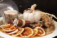 Rustic Autumn Bell Jar Display