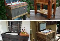 Homemade Patio Refreshment Stations