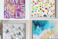 43 Easy DIY Canvas Art Projects for Stunning Home Decor