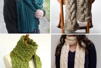 25 Inspiring Cable Knit Scarf Designs