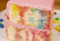 Crafting a Rainbow Skittle Syrup Buttercream Cake