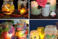 Mason Jar Magic: 20 DIY Tissue Paper Lanterns