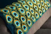 Crochet a Stunning Peacock Feather Blanket