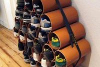 Craft Your Own PVC Pipe Shoe Organizer