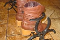 Forge Your Own Horseshoe Boot Rack with Ease