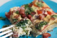Morning Magic Spinach and Bacon Frittata
