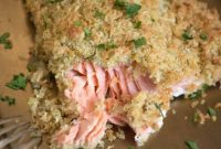 Golden Crispy Garlic Parmesan Salmon Perfection