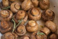 Effortless Elegance Garlic Thyme Roasted Mushrooms