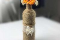 Craft Beautiful Vases from Repurposed Wine Bottles