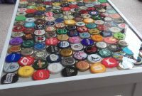 Man Cave Upgrade: Build a Vibrant Bottle Cap Table