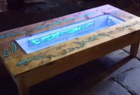 Rustic Pallet Coffee Table With a Magical Night Glow