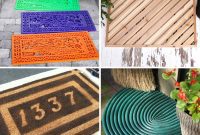 Give Your Porch Personality with 16 DIY Welcome Mats